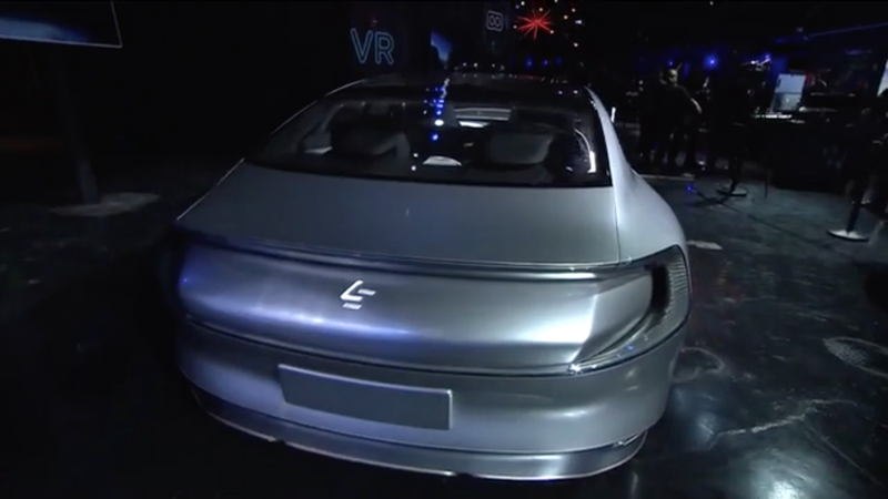 Illustration for article titled Chinese Tech Company LeEco’s Car Didn’t Make It Onstage For Its Big U.S. Reveal